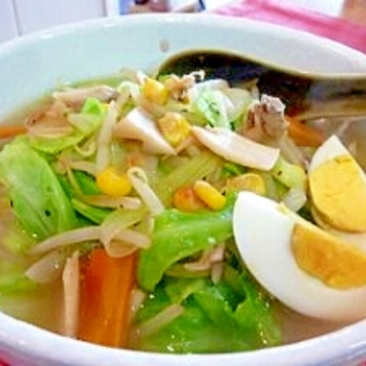 美容にもいい！野菜たっぷりラーメン